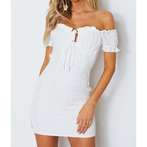Mini white dress/ Brand new with Tags